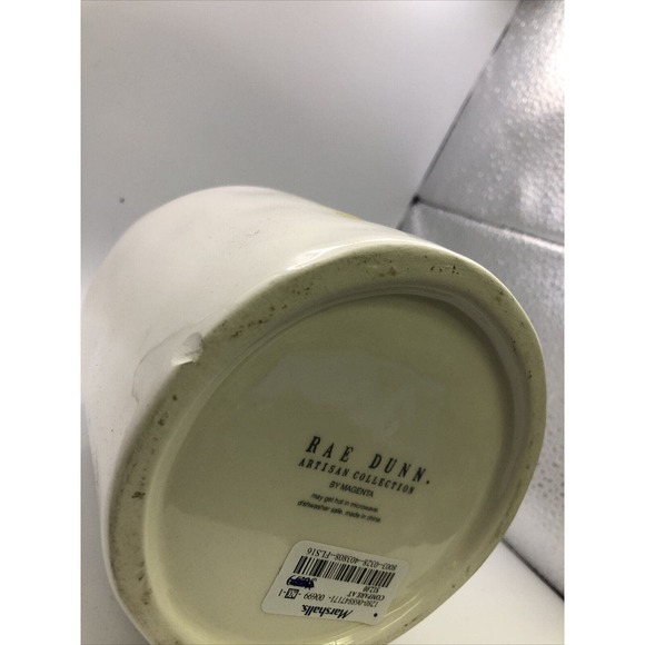 Rae Dunn Magenta Artisan Collection Bear Treats Lidded Canister Jar 7” h x 4.5 w - Picture 5 of 6